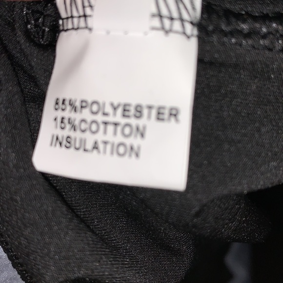 Cute Wide Leg Lounge/Sweat Pants XL Never been Worn Black with Gray Waist band - Picture 5 of 5